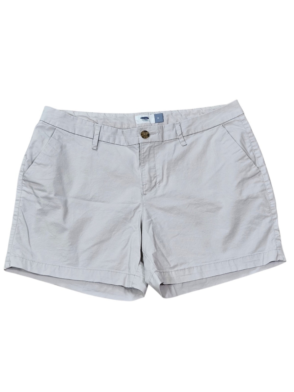 Old Navy Women's Light Tan Casual Chino Bermuda Shorts